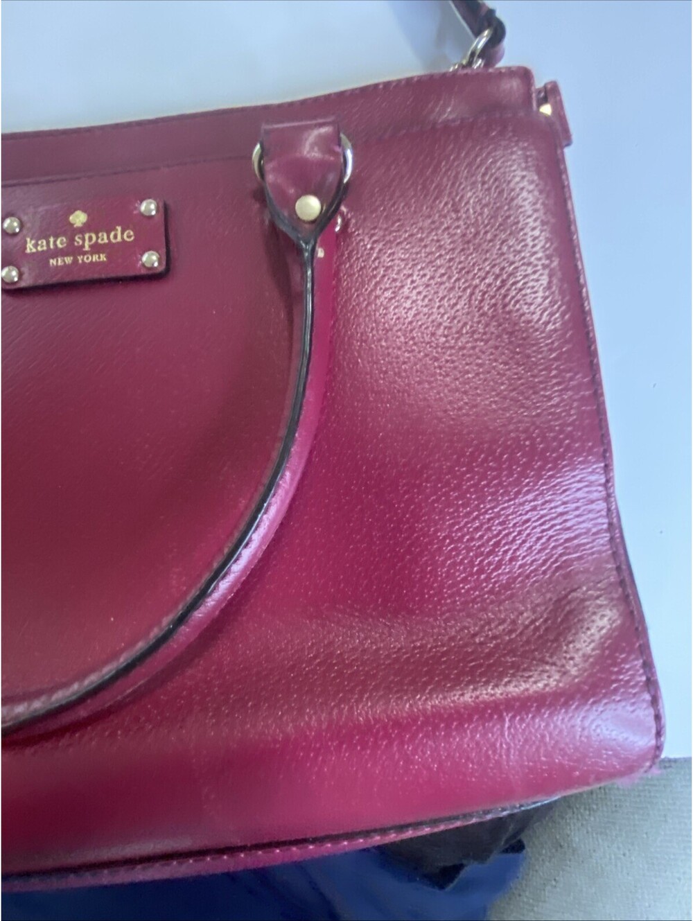 Kate Spade Wellesley Durham Raspberry Bag - Picture 4 of 14